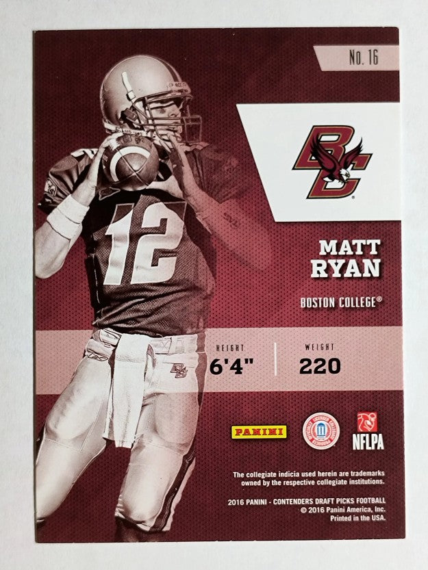 2016 Panini Contenders Draft Picks Class Reunion #16 Matt Ryan