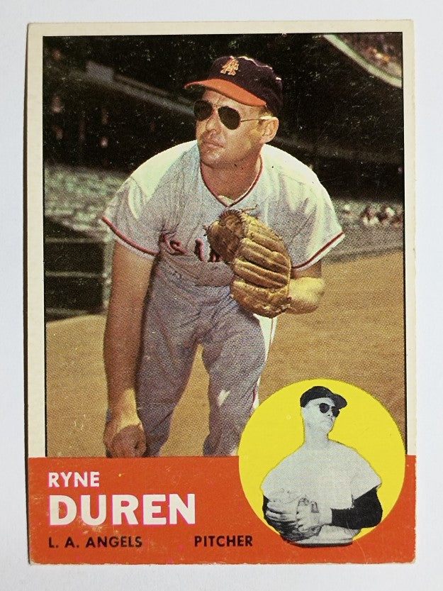 1963 Topps #17 Ryne Duren (VGEX)