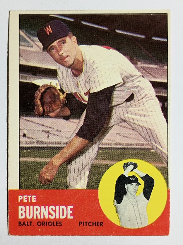1963 Topps #19 Pete Burnside (VGEX)