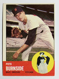 1963 Topps #19 Pete Burnside (VGEX)