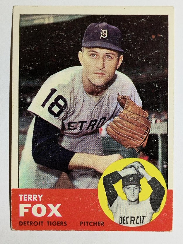 1963 Topps #44 Terry Fox (VGEX)