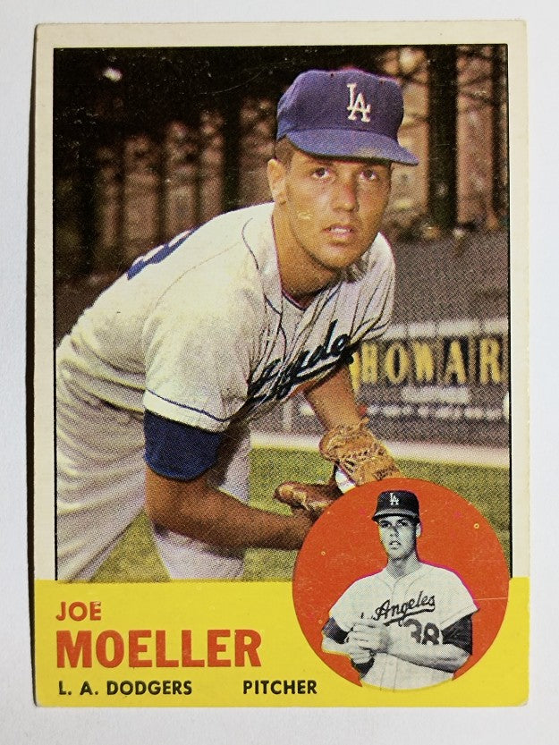 1963 Topps #53 Joe Moeller RC (VGEX)