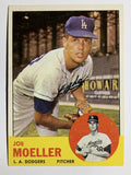 1963 Topps #53 Joe Moeller RC (VGEX)