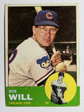 1963 Topps #58 Bob Will (GOOD)