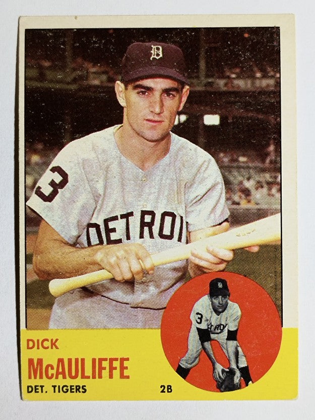 1963 Topps #64 Dick McAuliffe (VGEX)