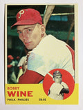 1963 Topps #71 Bobby Wine RC (EXMT)