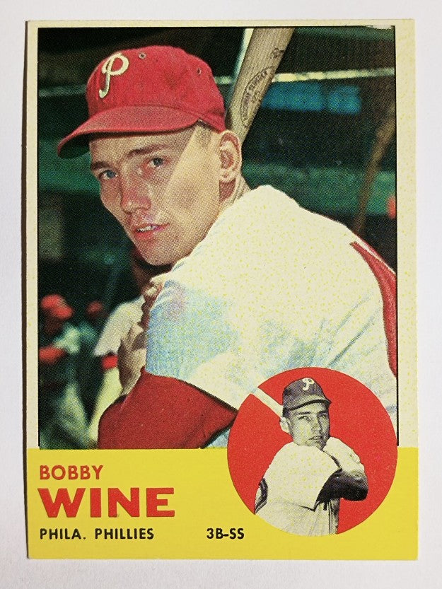 1963 Topps #71 Bobby Wine RC (EXMT)