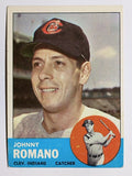 1963 Topps #72 Johnny Romano (VGEX)