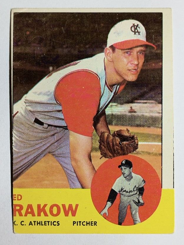 1963 Topps #82 Ed Rakow (GOOD)