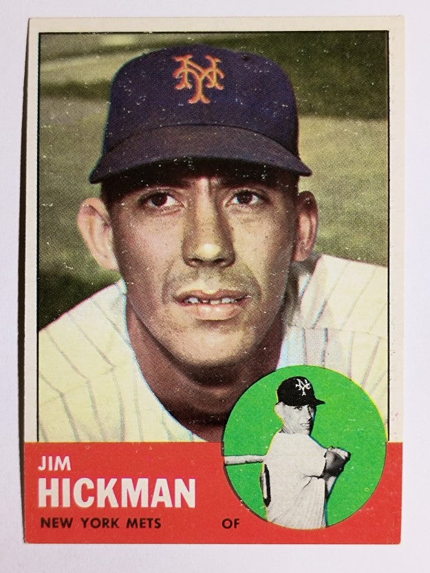 1963 Topps #107 Jim Hickman (EX)