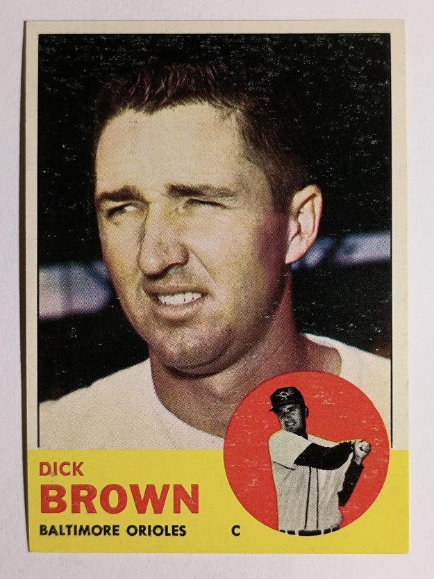 1963 Topps #112 Dick Brown (EX)