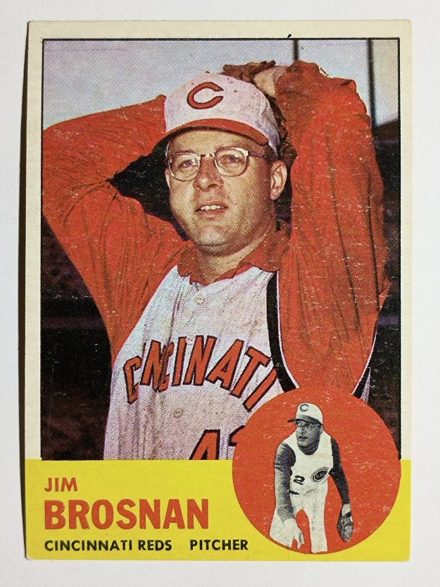 1963 Topps #116 Jim Brosnan (EX)