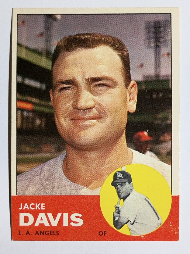1963 Topps #117 Jacke Davis (NM)