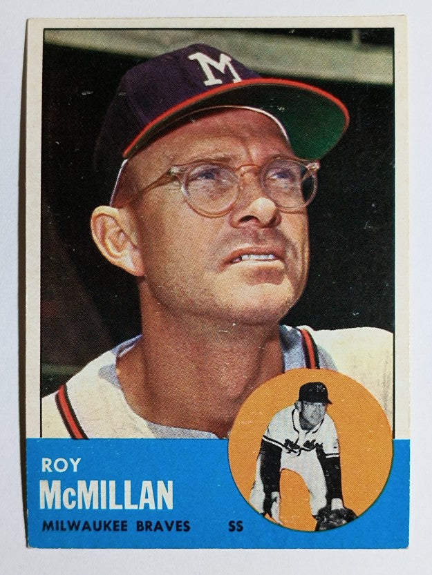 1963 Topps #156 Roy McMillan (EX)