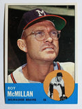 1963 Topps #156 Roy McMillan (EX)
