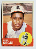 1963 Topps #157 Diego Segui RC (EX)