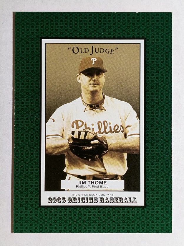2005 Origins Old Judge #82 Jim Thome