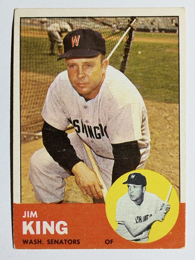 1963 Topps #176 Jim King (GOOD)