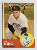 1963 Topps #176 Jim King (GOOD)