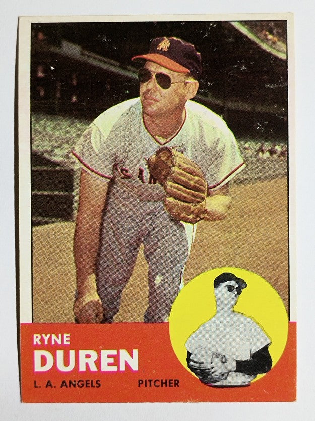 1963 Topps #17 Ryne Duren (EX)
