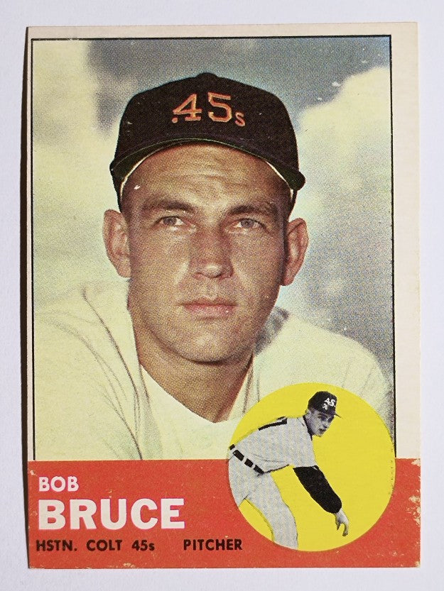 1963 Topps #24 Bob Bruce (EX)