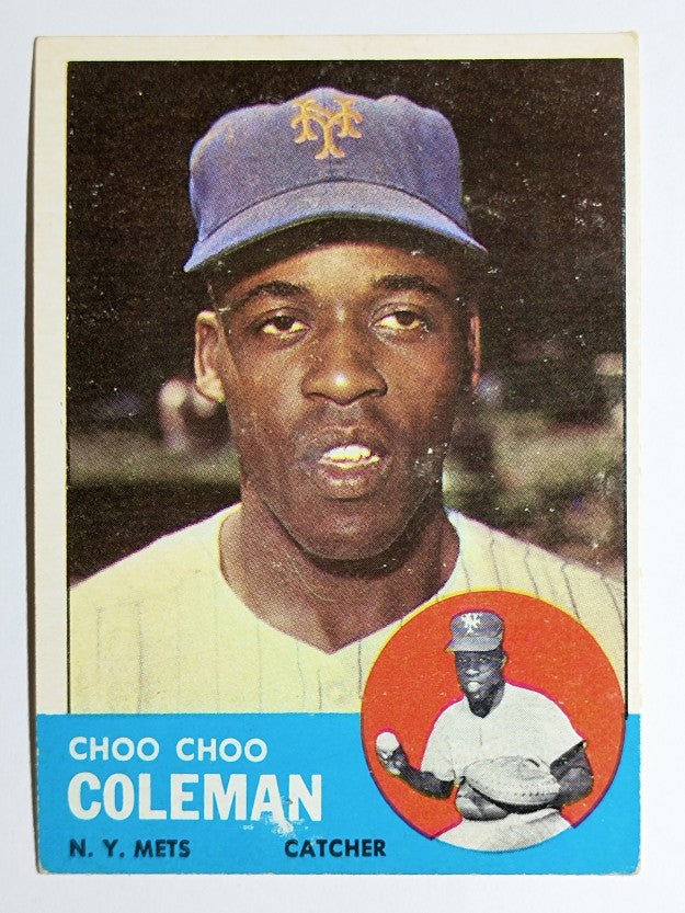 1963 Topps #27 Choo Choo Coleman (VGEX)