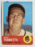 1963 Topps #48 Birdie Tebbetts MG (VG)