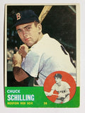 1963 Topps #52 Chuck Schilling (GOOD)