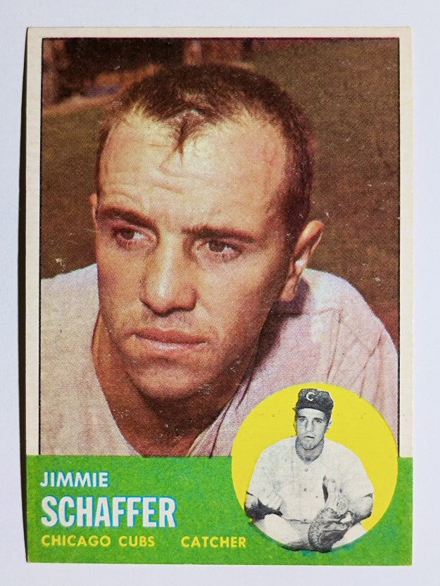 1963 Topps #81 Jim Schaffer (EX)
