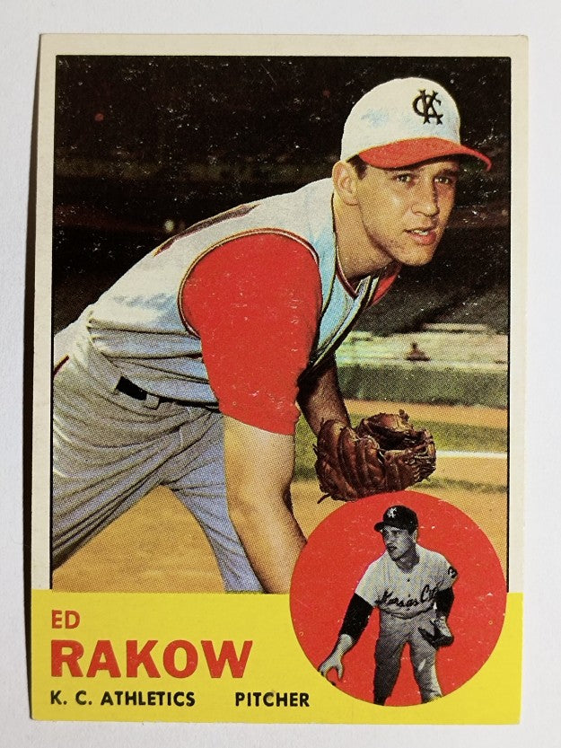 1963 Topps #82 Ed Rakow (EX)