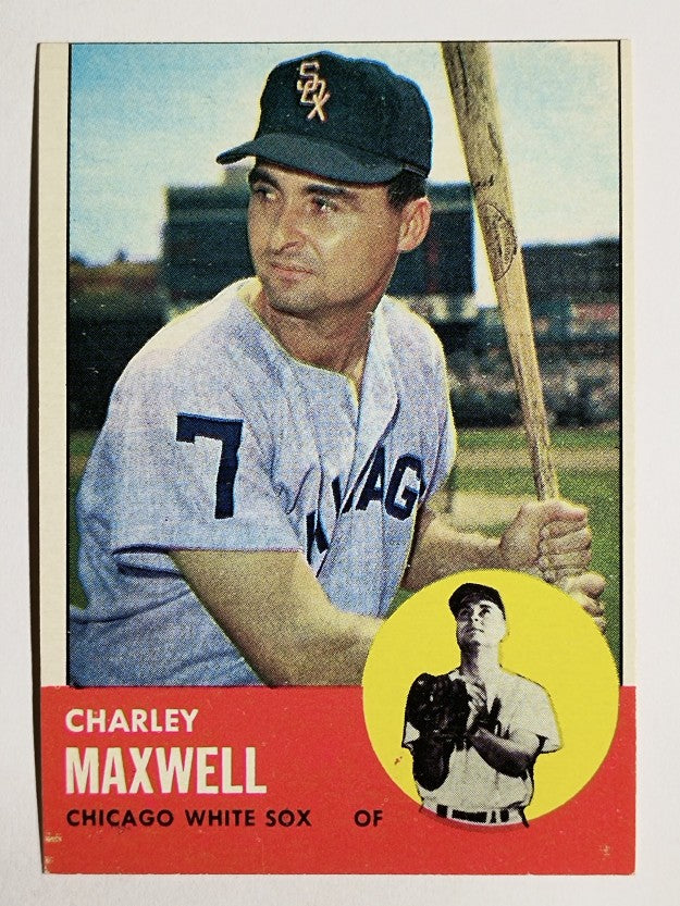 1963 Topps #86 Charley Maxwell (VGEX)