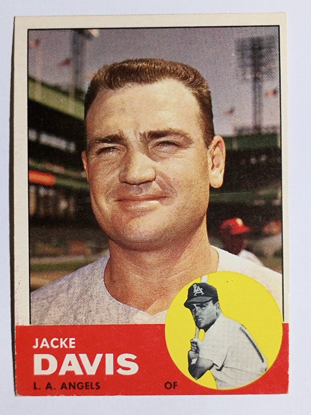 1963 Topps #117 Jacke Davis (VGEX)