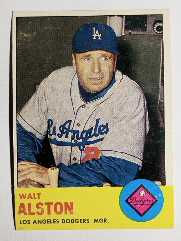 1963 Topps #154 Walter Alston MG (EX)