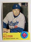 1963 Topps #154 Walter Alston MG (EX)
