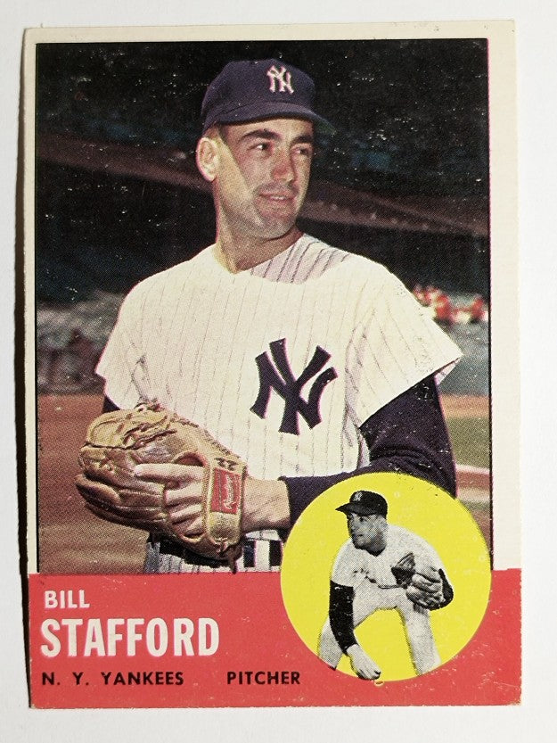 1963 Topps #155 Bill Stafford (EX)