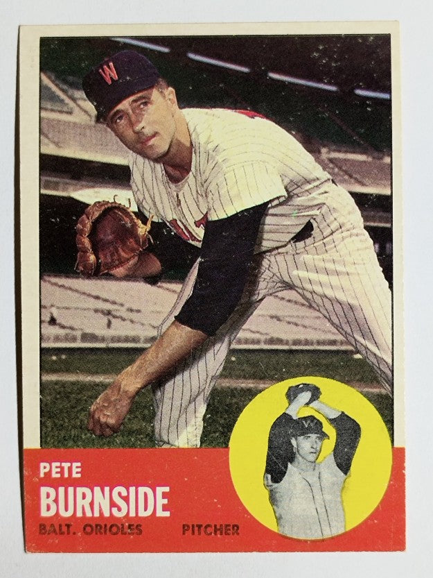 1963 Topps #19 Pete Burnside (EX)