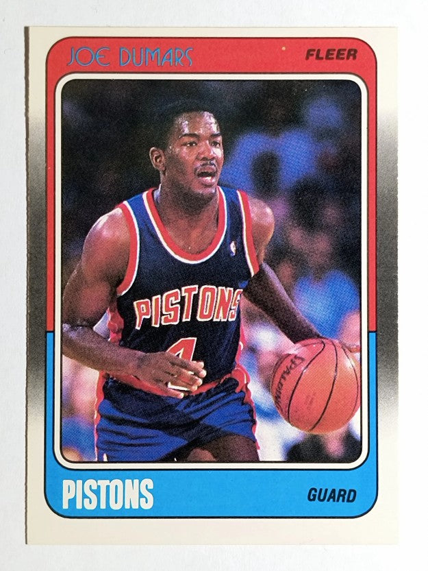 1988-89 Fleer #40 Joe Dumars