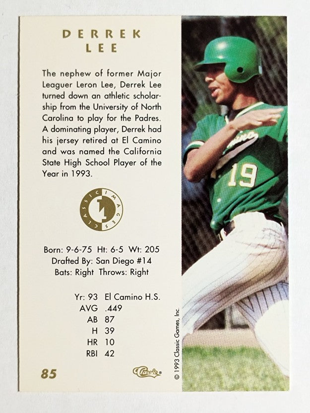 1993-94 Images Four Sport #85 Derrek Lee
