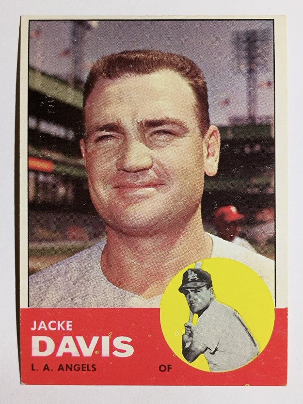 1963 Topps #117 Jacke Davis (EX)