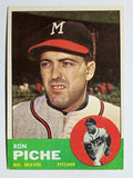 1963 Topps #179 Ron Piche (VGEX)