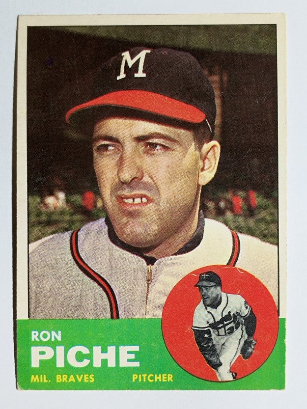 1963 Topps #179 Ron Piche (VGEX)