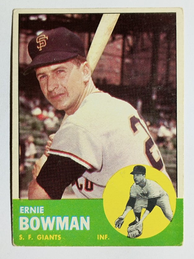 1963 Topps #61 Ernie Bowman (GOOD)