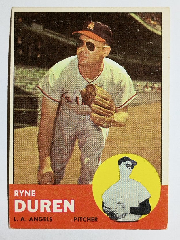 1963 Topps #17 Ryne Duren (VGEX)