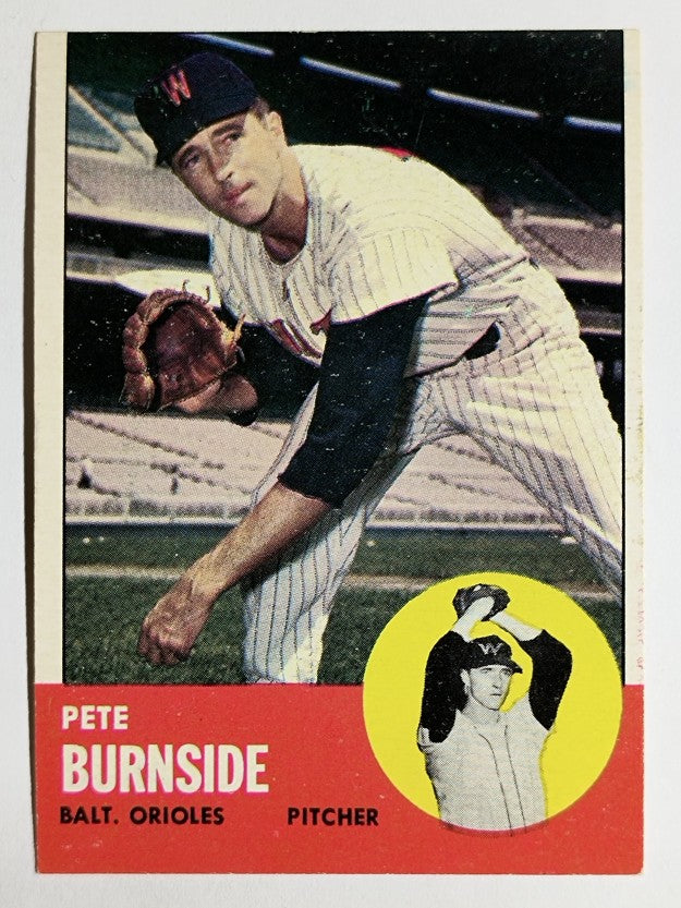 1963 Topps #19 Pete Burnside (VGEX)