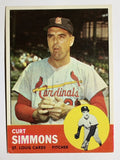 1963 Topps #22 Curt Simmons (VGEX)