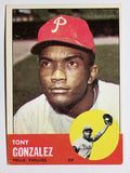 1963 Topps #32 Tony Gonzalez (VGEX)