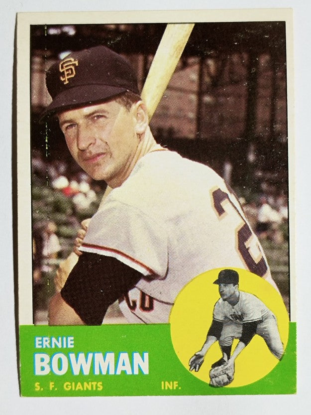 1963 Topps #61 Ernie Bowman (EX)