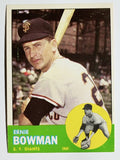 1963 Topps #61 Ernie Bowman (EX)