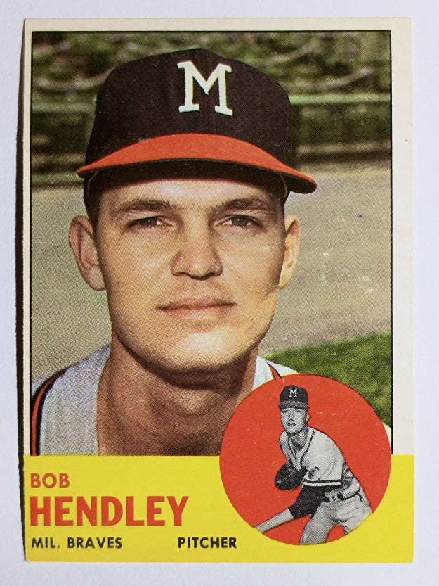 1963 Topps #62 Bob Hendley (EXMT)