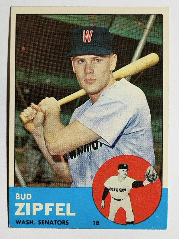 1963 Topps #69 Bud Zipfel RC (EX)